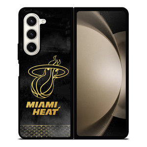 MIAMI HEAT LOGO 2 Samsung Z Fold 5 Case MIAMI HEAT LOGO 2 Samsung Z Fold 5 Case