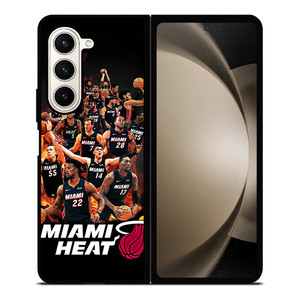 MIAMI HEAT TEAM Samsung Z Fold 5 Case