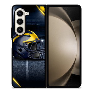 MICHIGAN WOLVERINES FOOTBALL Samsung Z Fold 5 Case MICHIGAN WOLVERINES FOOTBALL Samsung Z Fold 5 Case