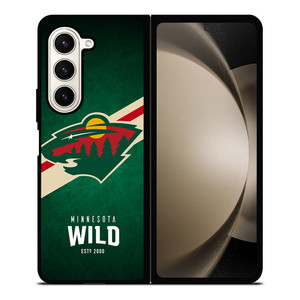 MINNESOTA WILD LOGO Samsung Z Fold 5 Case MINNESOTA WILD LOGO Samsung Z Fold 5 Case