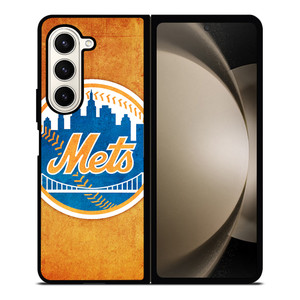 NEW YORK METS LOGO 2 Samsung Z Fold 5 Case NEW YORK METS LOGO 2 Samsung Z Fold 5 Case