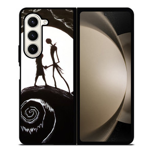 NIGHTMARE BEFORE CHRISTMAS JACK AND SALLY 2 Samsung Z Fold 5 Case NIGHTMARE BEFORE CHRISTMAS JACK AND SALLY 2 Samsung Z Fold 5 Case
