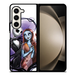 NIGHTMARE BEFORE CHRISTMAS JACK AND SALLY Samsung Z Fold 5 Case