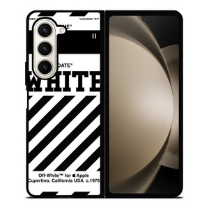 OFF WHITE LOGO 3 Samsung Z Fold 5 Case
