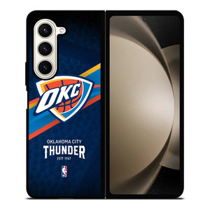 OKLAHOMA CITY THUNDER LOGO 2 Samsung Z Fold 5 Case OKLAHOMA CITY THUNDER LOGO 2 Samsung Z Fold 5 Case
