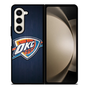 OKLAHOMA CITY THUNDER LOGO Samsung Z Fold 5 Case OKLAHOMA CITY THUNDER LOGO Samsung Z Fold 5 Case