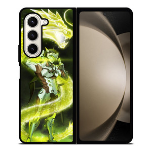 OVERWATCH GENJI AND DRAGON Samsung Z Fold 5 Case OVERWATCH GENJI AND DRAGON Samsung Z Fold 5 Case