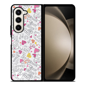PINK COACH PATTERN LOGO Samsung Z Fold 5 Case PINK COACH PATTERN LOGO Samsung Z Fold 5 Case