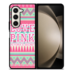 PINK VICTORIA'S SECRET Samsung Z Fold 5 Case PINK VICTORIA'S SECRET Samsung Z Fold 5 Case