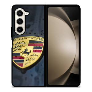 PORSCHE LOGO 2 Samsung Z Fold 5 Case PORSCHE LOGO 2 Samsung Z Fold 5 Case