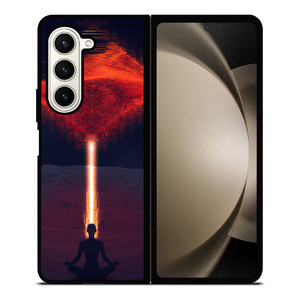 RED SPACE ALIEN Samsung Z Fold 5 Case RED SPACE ALIEN Samsung Z Fold 5 Case