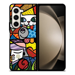 ROMERO BRITTO LOVE 2 Samsung Z Fold 5 Case ROMERO BRITTO LOVE 2 Samsung Z Fold 5 Case