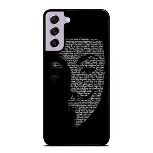 V FOR VENDETTA MASK Samsung Galaxy S21 FE Case V FOR VENDETTA MASK Samsung Galaxy S21 FE Case
