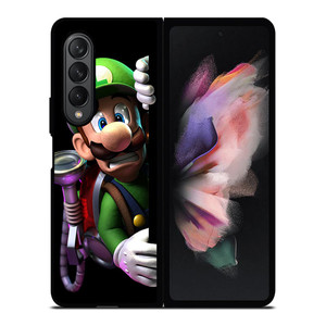 SCARED LUIGI SUPER MARIO BROS Samsung Z Fold 3 Case