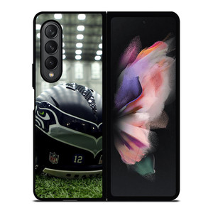 SEATTLE SEAHAWK HELMET Samsung Z Fold 3 Case SEATTLE SEAHAWK HELMET Samsung Z Fold 3 Case