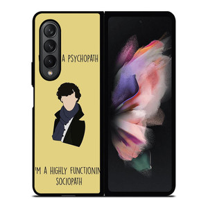 SHERLOCK HOLMES QUOTES Samsung Z Fold 3 Case SHERLOCK HOLMES QUOTES Samsung Z Fold 3 Case