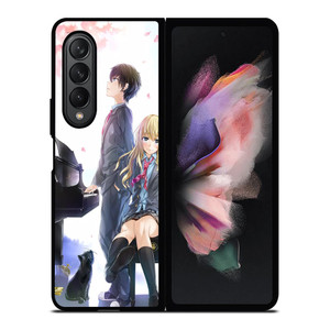 SHIGATSU WA KIMI NO USO ANIME ROMANCE Samsung Z Fold 3 Case SHIGATSU WA KIMI NO USO ANIME ROMANCE Samsung Z Fold 3 Case