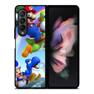 SUPER MARIO AND FRIEND 2 Samsung Z Fold 3 Case SUPER MARIO AND FRIEND 2 Samsung Z Fold 3 Case
