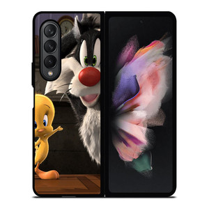 SYLVESTER THE CAT AND TWEETY Samsung Z Fold 3 Case SYLVESTER THE CAT AND TWEETY Samsung Z Fold 3 Case