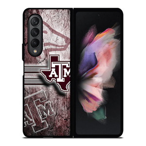 TEXAS A&M AGGIE LOGO Samsung Z Fold 3 Case TEXAS A&M AGGIE LOGO Samsung Z Fold 3 Case