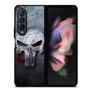 THE BLOODY PUNISHER SKULL Samsung Z Fold 3 Case