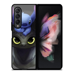 TOOTHLESS AND STITCH Samsung Z Fold 3 Case TOOTHLESS AND STITCH Samsung Z Fold 3 Case