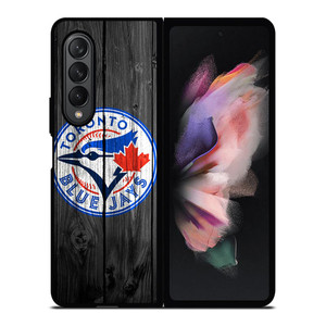 TORONTO BLUE JAYS WOODEN Samsung Z Fold 3 Case TORONTO BLUE JAYS WOODEN Samsung Z Fold 3 Case