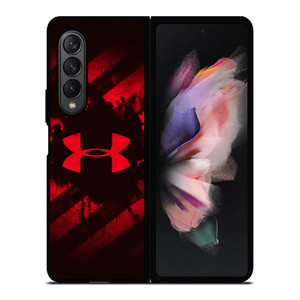 UNDER ARMOUR LOGO RED Samsung Z Fold 3 Case