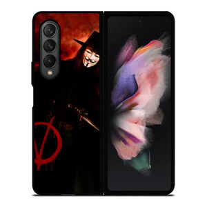 V FOR VENDETTA LOGO Samsung Z Fold 3 Case V FOR VENDETTA LOGO Samsung Z Fold 3 Case