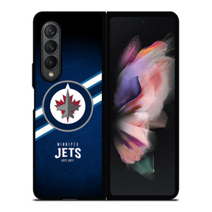 WINNIPEG JETS LOGO Samsung Z Fold 3 Case WINNIPEG JETS LOGO Samsung Z Fold 3 Case