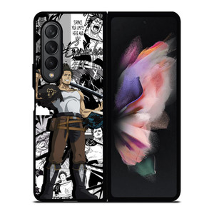YAMI BLACK CLOVER COLLAGE 4 Samsung Z Fold 3 Case YAMI BLACK CLOVER COLLAGE 4 Samsung Z Fold 3 Case