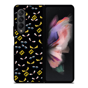 YELLOW EYES FENDI Samsung Z Fold 3 Case YELLOW EYES FENDI Samsung Z Fold 3 Case