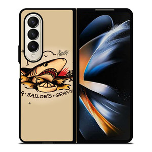 SAILOR JERRY TATTOO 4 Samsung Z Fold 4 Case SAILOR JERRY TATTOO 4 Samsung Z Fold 4 Case