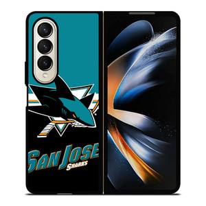 SAN JOSE SHARKS 3 Samsung Z Fold 4 Case SAN JOSE SHARKS 3 Samsung Z Fold 4 Case