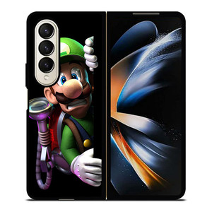 SCARED LUIGI SUPER MARIO BROS Samsung Z Fold 4 Case