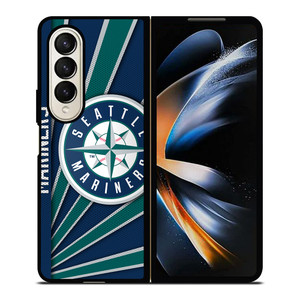 SEATTLE MARINERS LOGO 3 Samsung Z Fold 4 Case SEATTLE MARINERS LOGO 3 Samsung Z Fold 4 Case