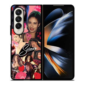 SELENA QUINTANILLA COLLAGE 2 Samsung Z Fold 4 Case SELENA QUINTANILLA COLLAGE 2 Samsung Z Fold 4 Case