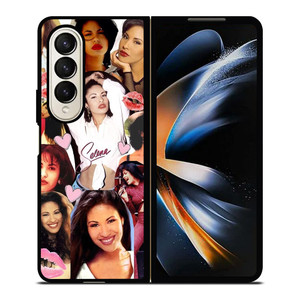 SELENA QUINTANILLA COLLAGE Samsung Z Fold 4 Case SELENA QUINTANILLA COLLAGE Samsung Z Fold 4 Case