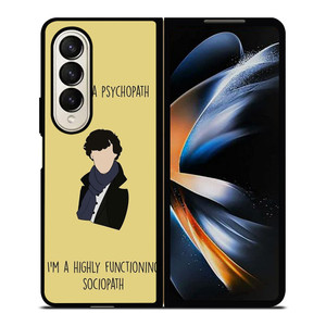 SHERLOCK HOLMES QUOTES Samsung Z Fold 4 Case SHERLOCK HOLMES QUOTES Samsung Z Fold 4 Case