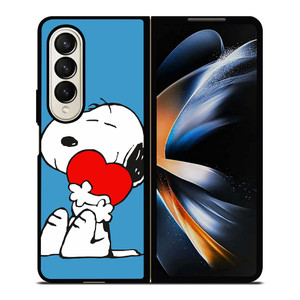 SNOOPY LOVE Samsung Z Fold 4 Case SNOOPY LOVE Samsung Z Fold 4 Case