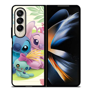 STITCH AND HIS GIRLFRIEND Samsung Z Fold 4 Case STITCH AND HIS GIRLFRIEND Samsung Z Fold 4 Case