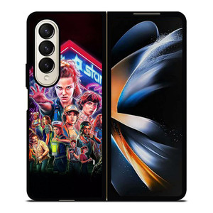 STRANGER THINGS CHARACTERS Samsung Z Fold 4 Case