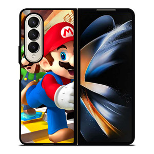 SUPER MARIO AND FRIEND Samsung Z Fold 4 Case SUPER MARIO AND FRIEND Samsung Z Fold 4 Case