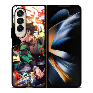 TANJIRO KAMADO DEMON SLAYER Samsung Z Fold 4 Case TANJIRO KAMADO DEMON SLAYER Samsung Z Fold 4 Case