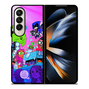 TEEN TITANS ART CARTOON Samsung Z Fold 4 Case TEEN TITANS ART CARTOON Samsung Z Fold 4 Case