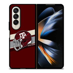TEXAS A&M AGGIE HELMET 2 Samsung Z Fold 4 Case TEXAS A&M AGGIE HELMET 2 Samsung Z Fold 4 Case