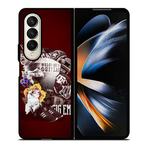 TEXAS A&M AGGIES Samsung Z Fold 4 Case TEXAS A&M AGGIES Samsung Z Fold 4 Case