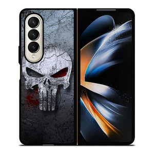 THE BLOODY PUNISHER SKULL Samsung Z Fold 4 Case THE BLOODY PUNISHER SKULL Samsung Z Fold 4 Case