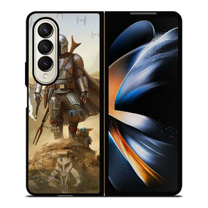 THE MANDALORIAN STARWARS Samsung Z Fold 4 Case THE MANDALORIAN STARWARS Samsung Z Fold 4 Case