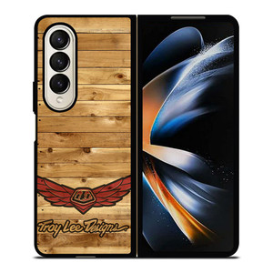 TLD TROY LEE DESIGNS LOGO 3 Samsung Z Fold 4 Case TLD TROY LEE DESIGNS LOGO 3 Samsung Z Fold 4 Case